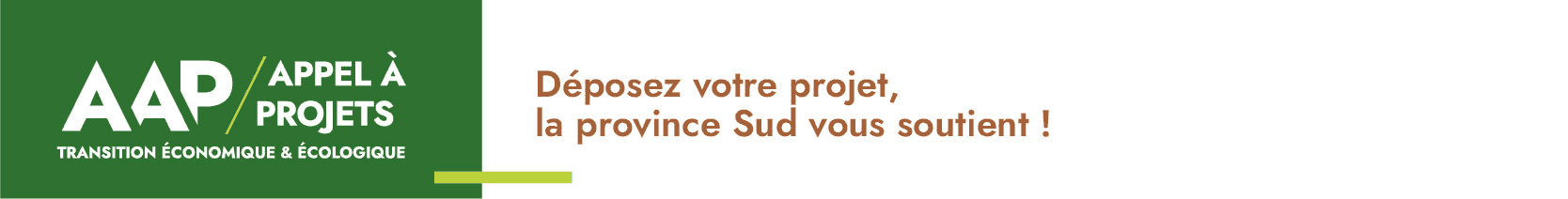 Déposez votre projet, la province Sud vous soutient !