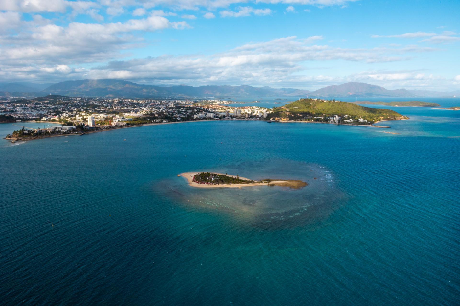 vue du lagon et de Nouméa